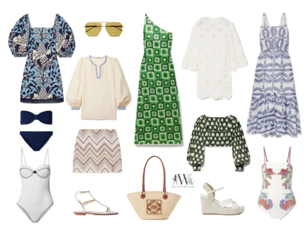 What to wear palm beach.  Hilary dick picks the best of Net a porter. 